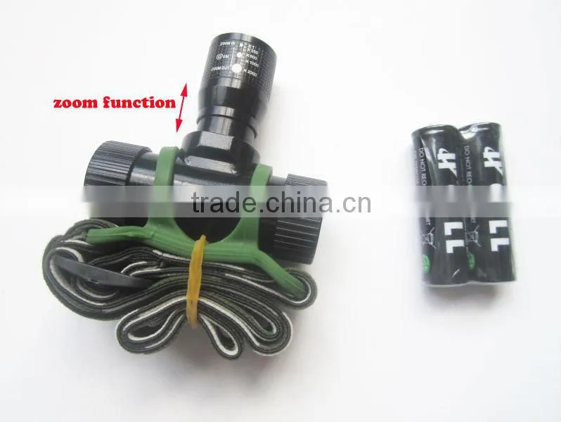 zoom function led headlamp aluminum LED headlight