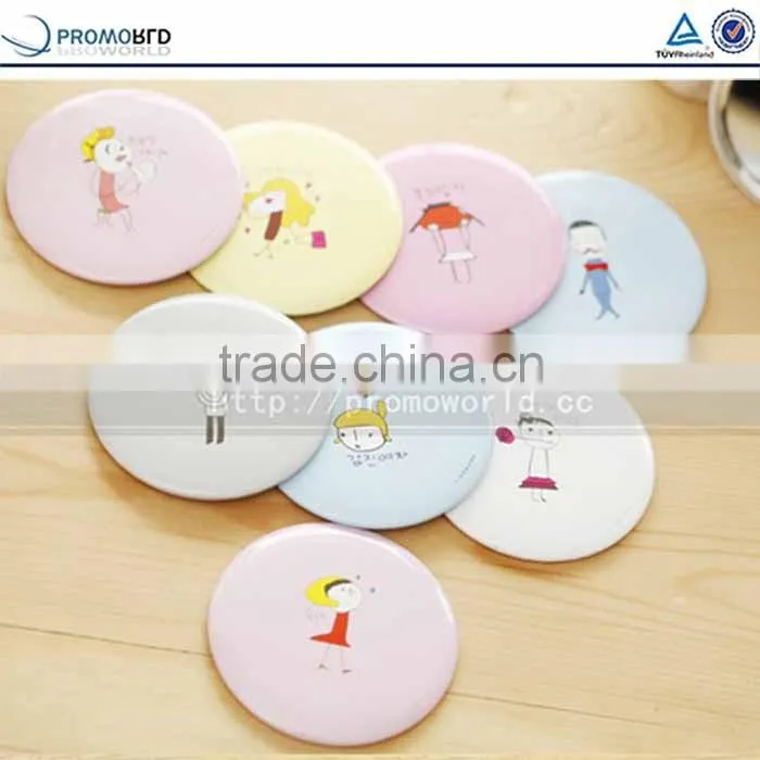 Hot Sale Promotional Portable Folding round Pocket Compact mirror
