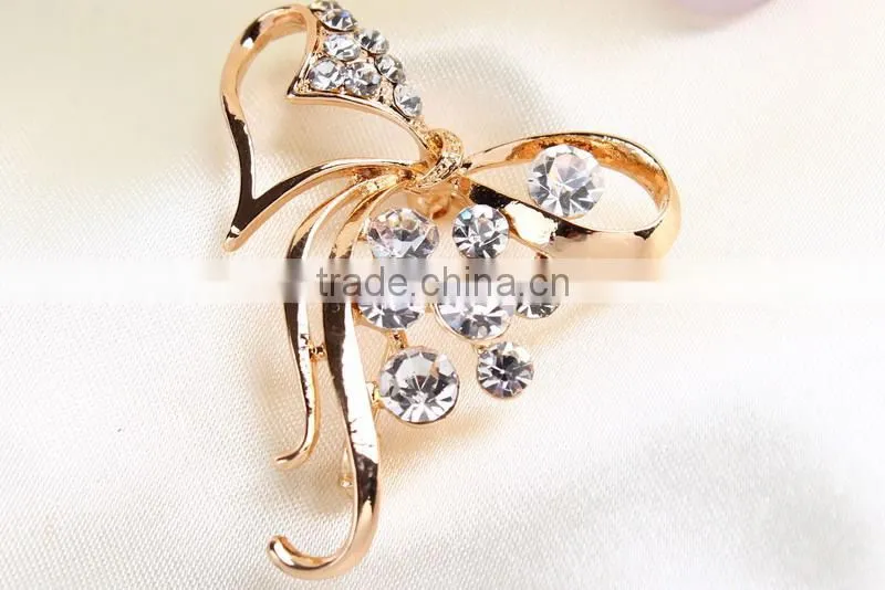 Enamel Metal Flower Brooches Wedding Brooches