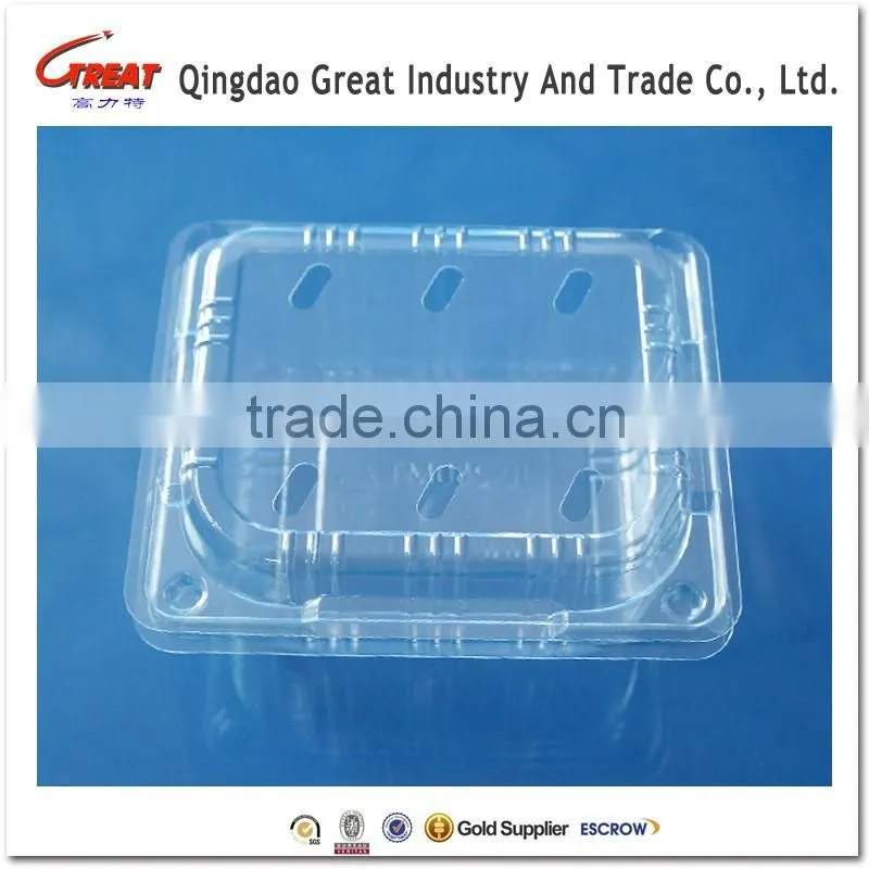 Strawberry Transparent Box Fruit Use Packaging Tray