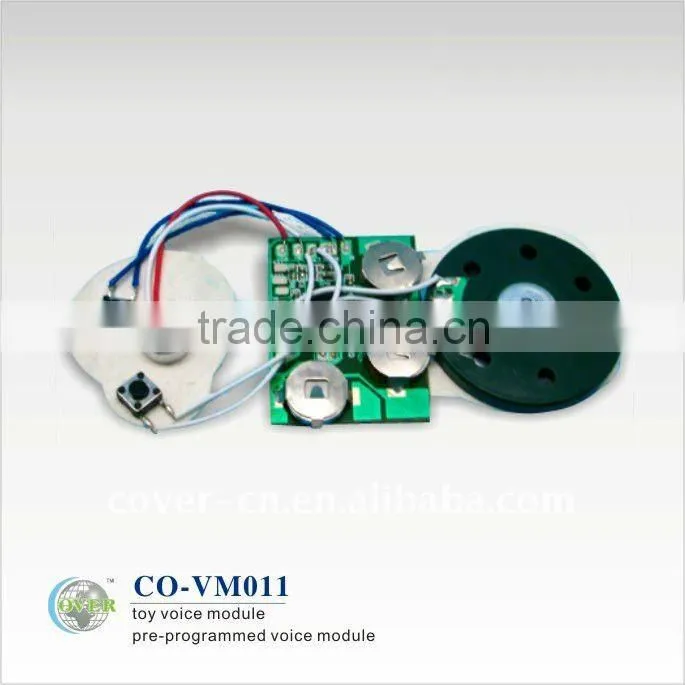 Promotional greeting card sound module/voice chips