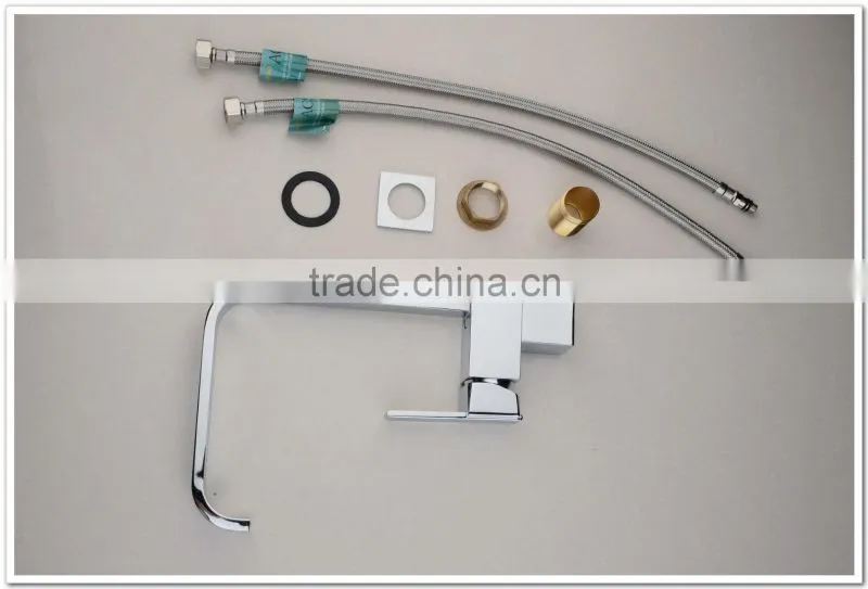 Commercial kitchen faucet mixer tap with single lever