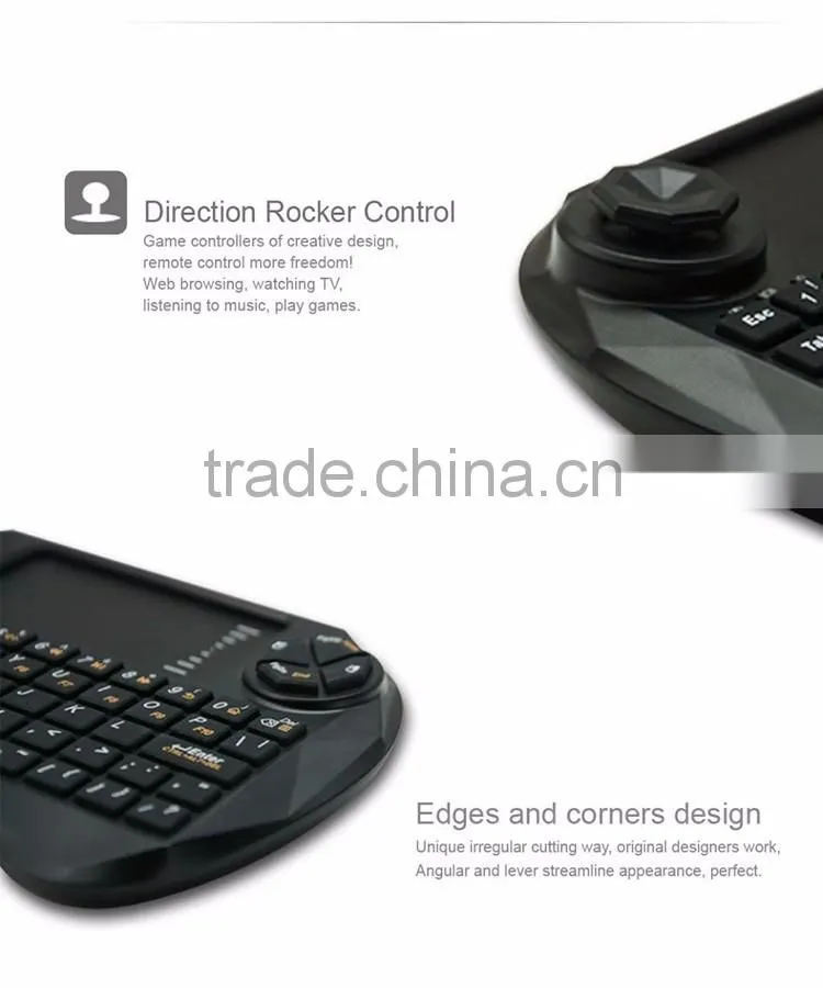 2 in 1 Custom Mini Wireless Laptop Keyboard with Touchpad Mouse Combo and Built-in Rechargeable Battery for Android and Google