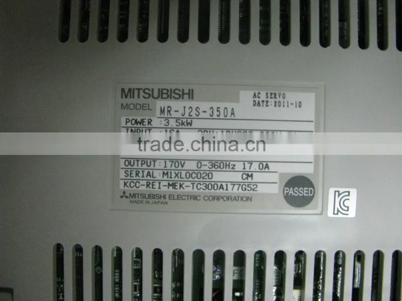 Original new MR-J2S-350A 220 volt 3.5kw mitsubishi servo driver