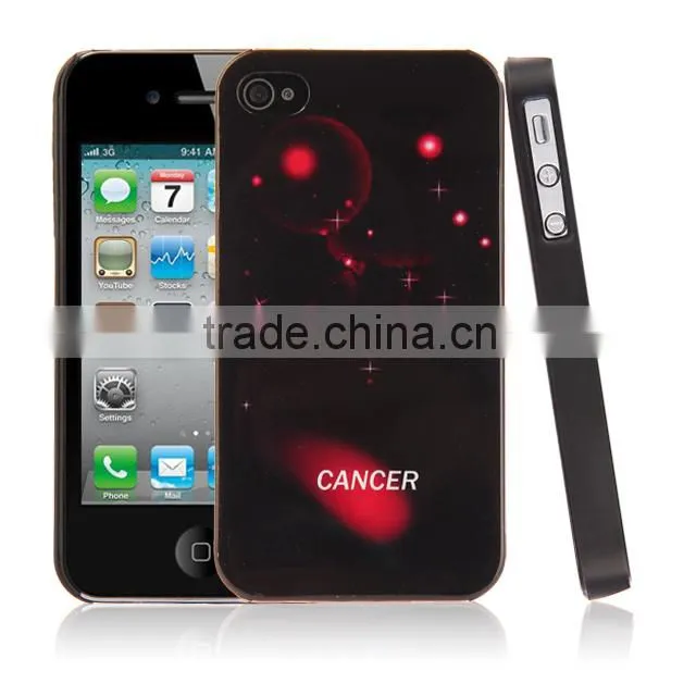 Hot Sale Hard Case For Iphone 4 , Cancer Pattern Hard Case