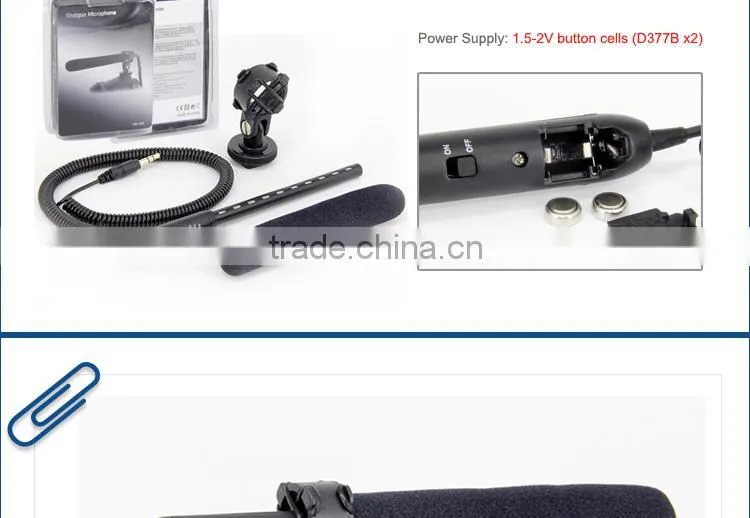 Wholesale Carbon Electric Condenser Microphone Mic JN-MIC120 China Suppier