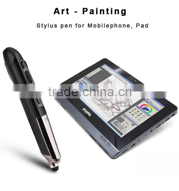 The latest multi-funtional pen wireless mouse with laser pointer