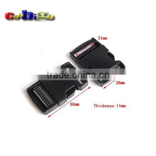 Plastic Strong Side Release Buckle For Backpack Straps Travel Bags Luggage #FLC331