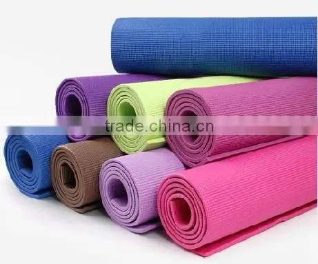 Yoga mat with high quality,variour colors and sizes available
