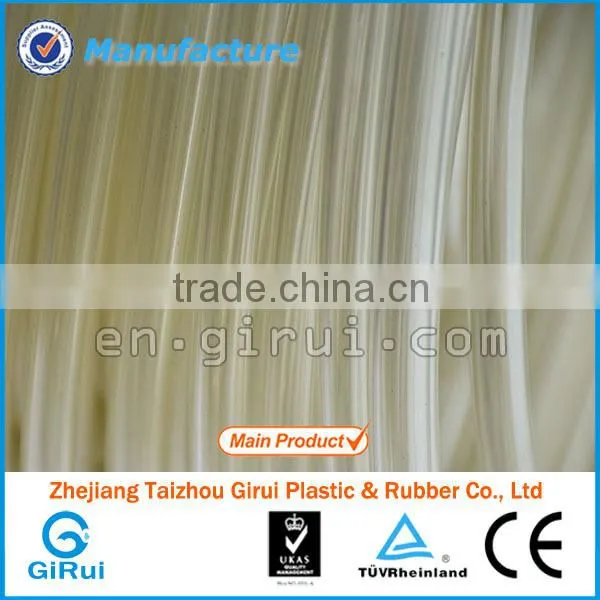 Clear plastic flexible hose high level of transparency