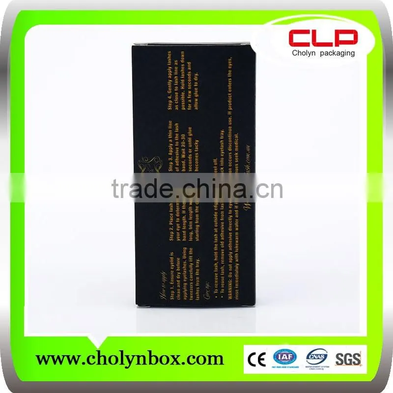 2016 hectographic printing beautiful plastic eyelash box