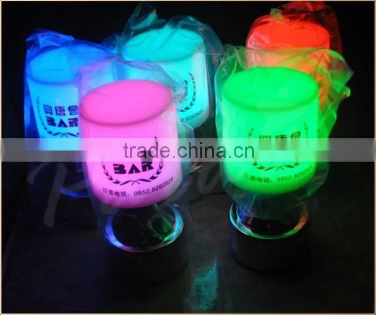 Bar/Nightclub rechargeable battery operated led table lamp