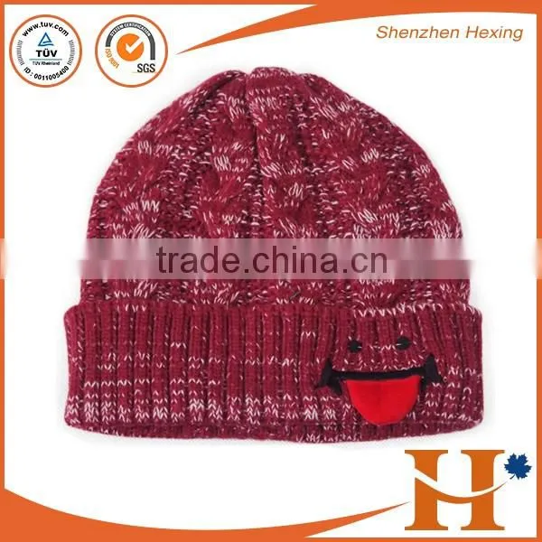 Factory wholesale custom beanie hat cap to keep winter warm