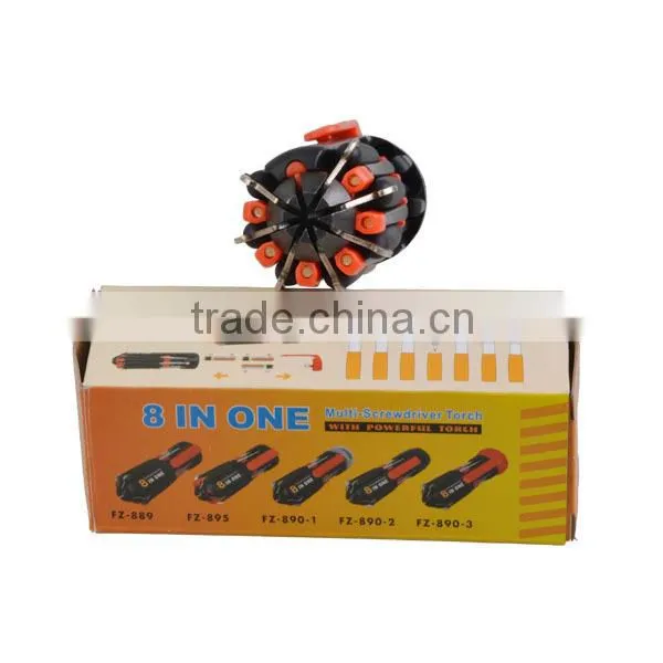 Portable 3W LED Multi Screwdriver Torch