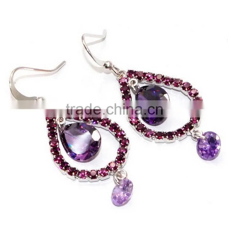 Super quality Crazy Selling garnet color cubic zirconia gemstone