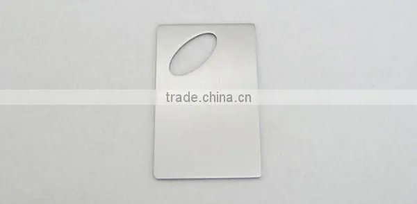 Metal die cut bottle opener