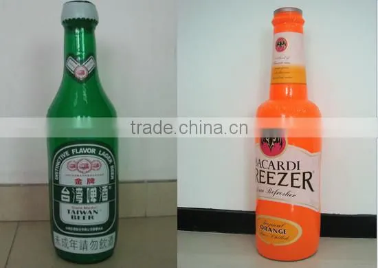 inflatable bottle for advertising display