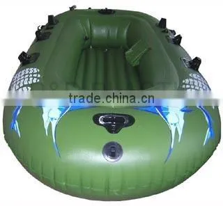 various size inflatable seaside rowing fishing boat