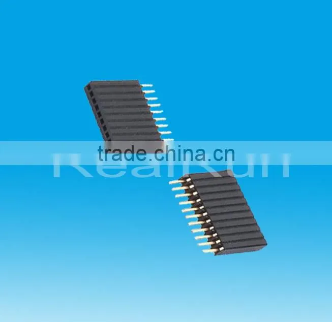 DIP connector, 1.27mm Pitch Single Row DIP Female Connector