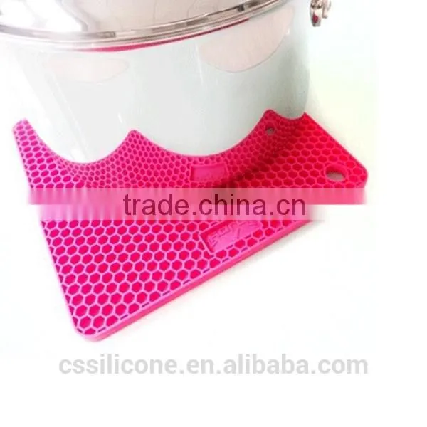 tableware heatproof nonslip silicone cup mat in high quality