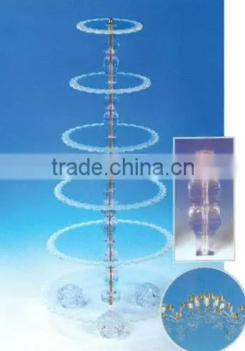 6 Tiers Acrylic Cake Stand Wedding Cake Display