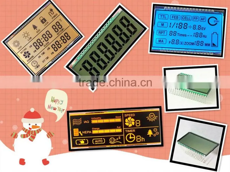 240x128 COG graphic transparent monochrome lcd