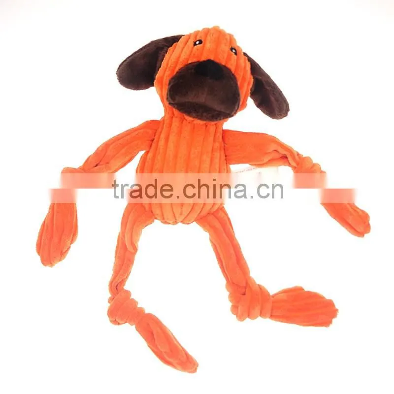 Fashion Short Plush Dog Toys Squeaker Pet Stuffer Corduroy Toy Puppy Product toys Puppy Chewing Training Toy Animal Shape