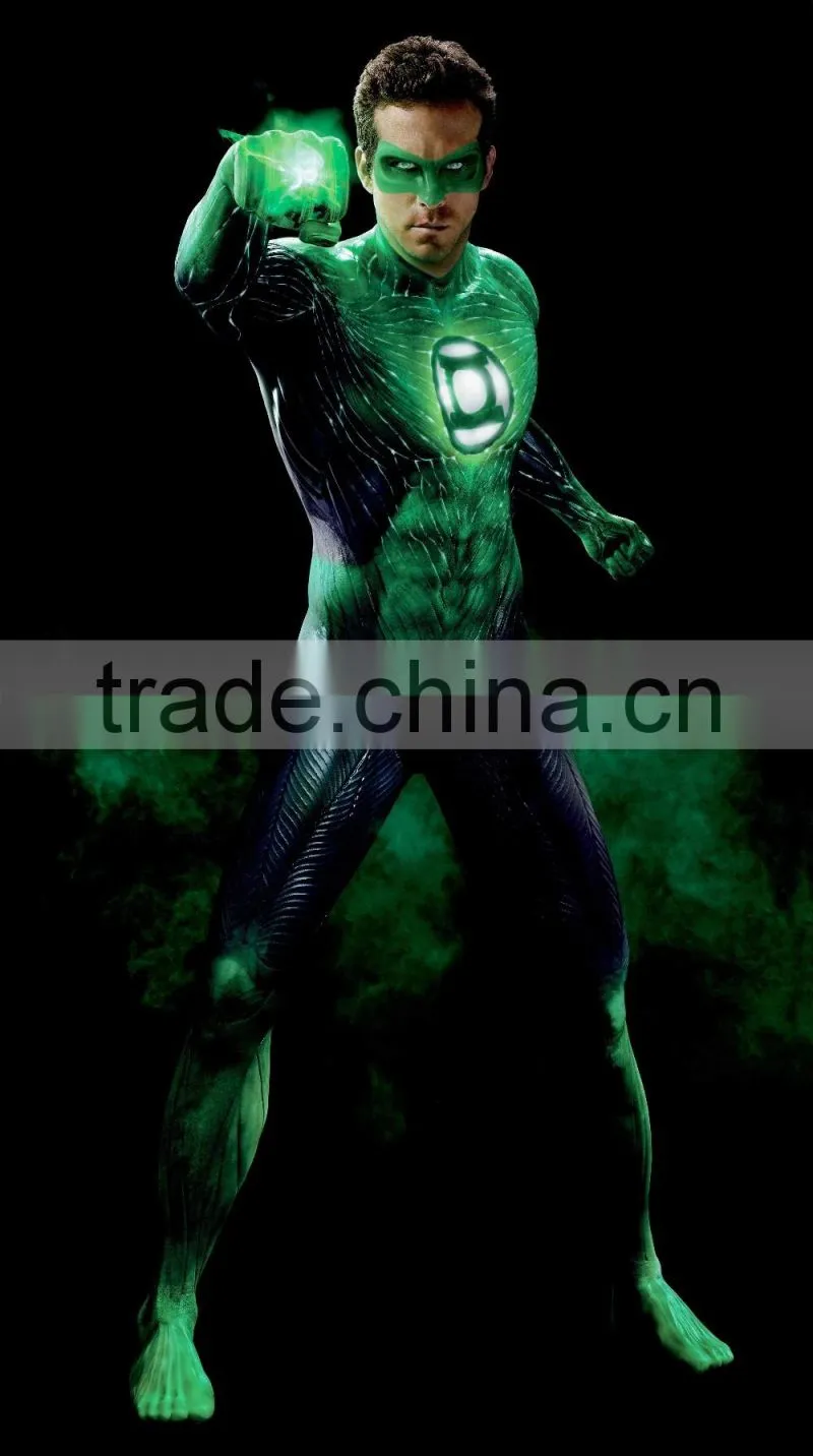 wholesale avengers superhero costumes cool cosplay green lantern costume for adults