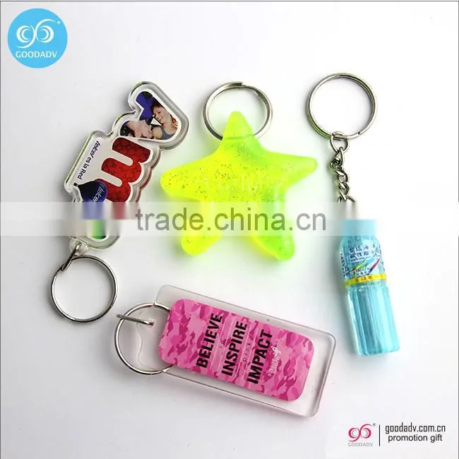 2013 Hot sale good quality Promotional Liquid Keychain