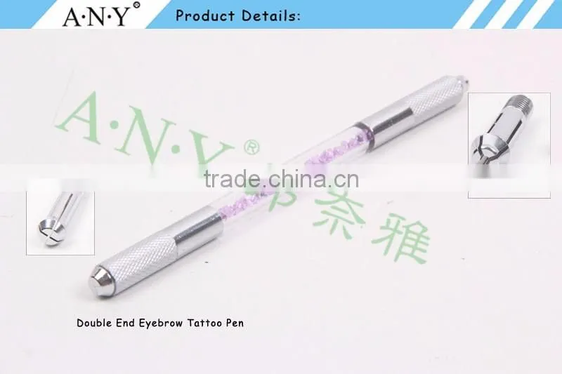 ANY Two Head Manual Permanent Makeup Tattoo Microblading Embroidery Pen