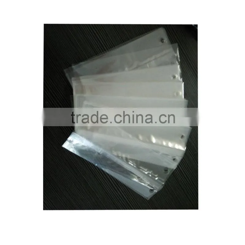Clear OPP Plastic Packing Bags with Header and Self adhesive manufacture