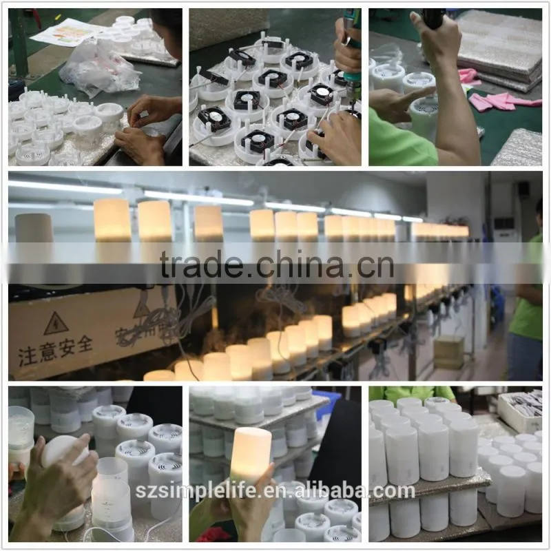 Aromatherapy Diffuser Humidifier Ionizer / Electric Aroma Diffuser Lamp