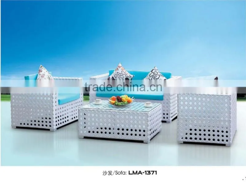 4 pcs set outdoor cheap rattan sofa set garden furniture used