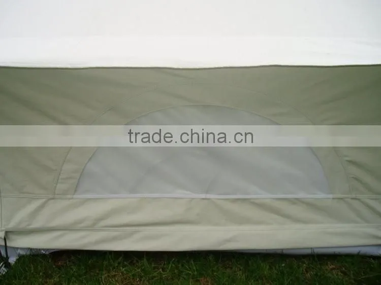 steel Pole Material and Canvas Fabric family tent