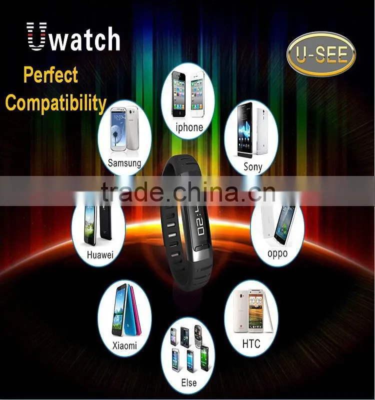 Bluetooth u9 smartwatch U See U Watch Wrist watch men & women watch For iPhone Samsung HTC Huawei Xiaomi Smartphone