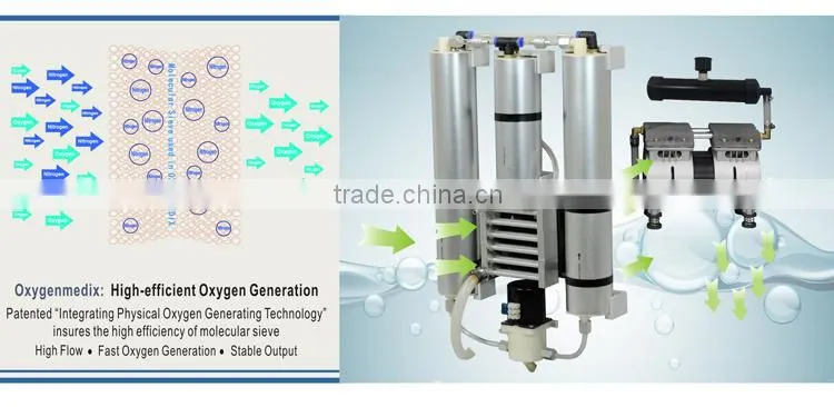 Oxygen and Bio-light beauty machine with facial whiting wrinkle and Skin rejuvenation