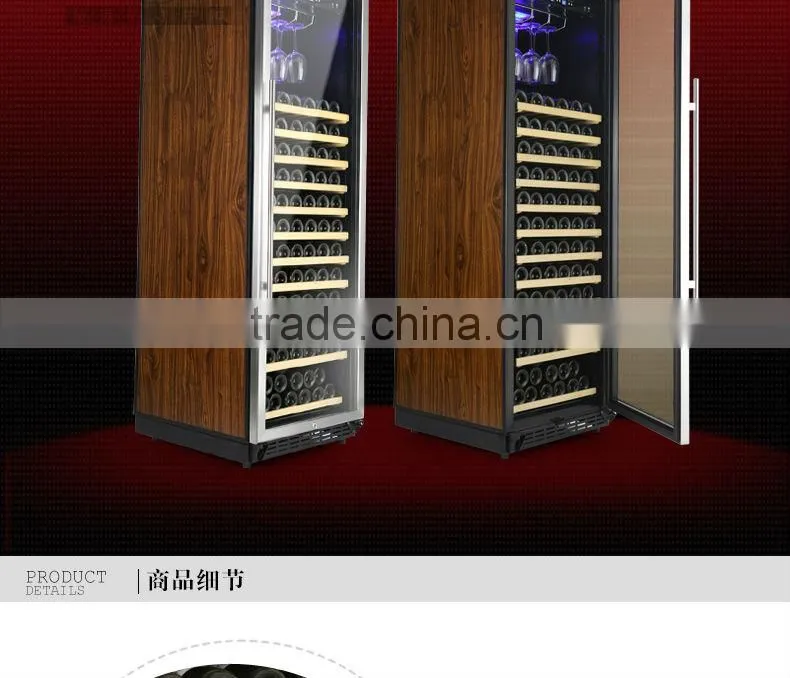 Shentop 168-bottle humidity wine cooler with luxury touch STH-G168UA steel handle refrigerated wine dispenser Compressor Cooler