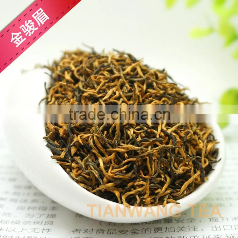 Wuyi high mountain best quality thin leaf black tea jinjunmei