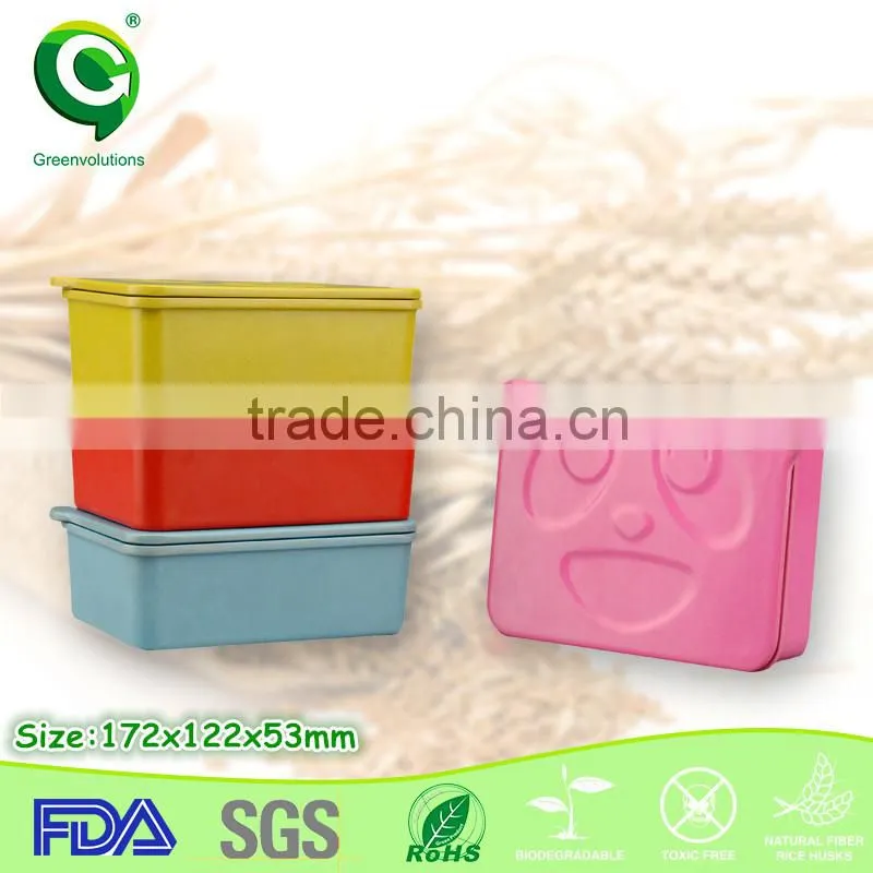 Sustainable bento lunch box eco-friendly leakproof box