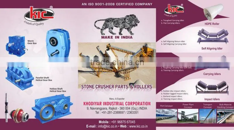 BELT CONVEYOR IDLER ROLLER FOR MINING