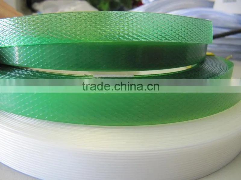 Plain or embossed surface 12mm 16mm bestseller green PET strapping
