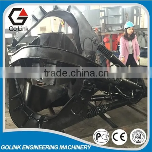 Excavator grapple for scrap or stones hydraulic scrap grab