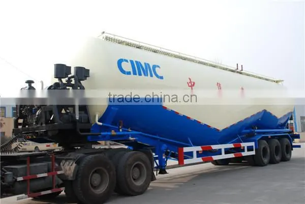 CIMC Tanker Trailer Carrying Bulk Powder, Cement And Any Kind Of Powder Materials