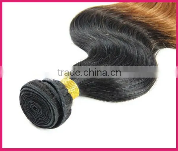 Hot sale wholesale price 100 human hair ombre hair weave
