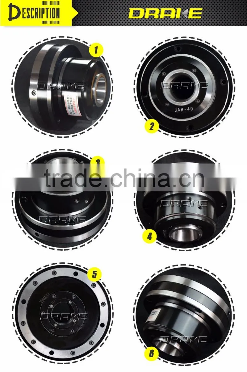 JAB high speed built-in cylinder Pneumatic power collet type lathe collet chuck
