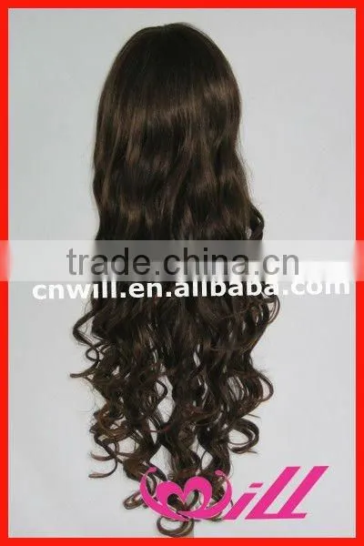 Long Jerry Curl Hair Wigs Curly Synthetic Hair Wig Factory Directly,High Quality & Good Price