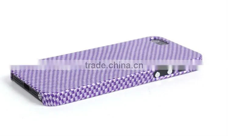 phone case for apple iphone5 Carbon Fiber patterns