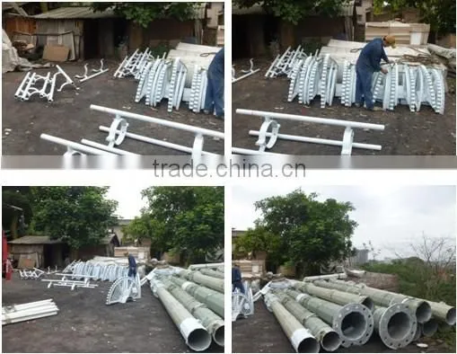 Pyramid/round shape pole beautification antenna tower