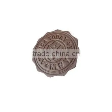 Unique design clothing label, brand label, custom embossed leather label