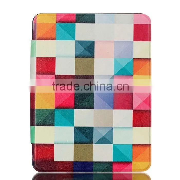 Fantasy printing smart wake sleep cover flip case for Amazon New Kindle Oasis